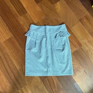 French Connection Wool-like Mini Skirt, Size 4